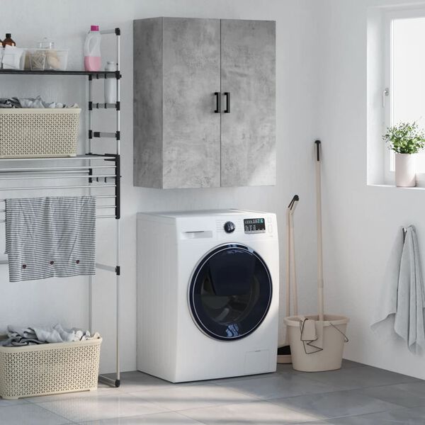 vidaXL Zidni ormarić siva boja betona 69,5 x 34 x 90 cm