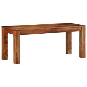 vidaXL Klupa 110 cm puno drvo bagrem