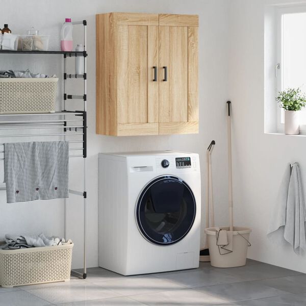 vidaXL Zidni ormarić boja hrasta sonome 69,5x34x90cm konstruirano drvo