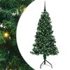 vidaXL Korner Umjetno Božićno Drvo Zelena 150 cm PVC i metal
