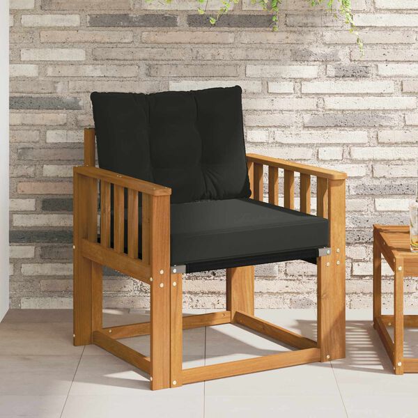 vidaXL 2 Komad Set vanjskih sofa Čvrsto drvo akacije i Textilene