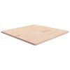 vidaXL Četvrtasta stolna ploča 90 x 90 x 2,5 cm netretirana hrastovina
