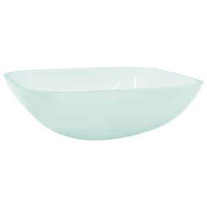 vidaXL Umivaonik stakleni 42 x 42 x 14 cm matirani