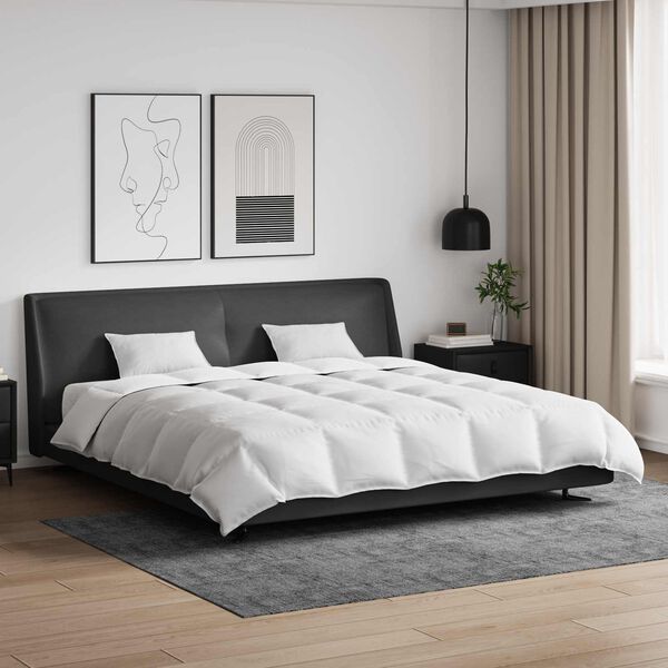 vidaXL Set deka s jastukom 3 pcs Bijelo Perje