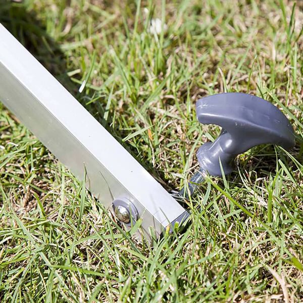 Bo-Camp stalak za su&scaron;enje s postoljem aluminijski sivi 15 m 6415182