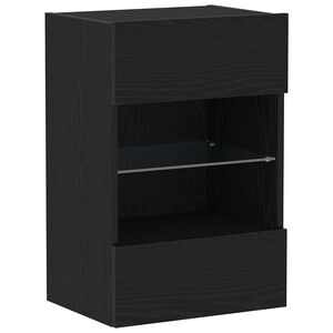 vidaXL Set TV komoda 40 x 30 x 60,5 cm Crna Konstruirano drvo