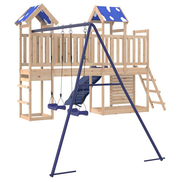 vidaXL Vanjski set za igru od masivne borovine