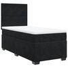 vidaXL Box spring krevet s madracem crni 100x200 cm bar&scaron;unasti