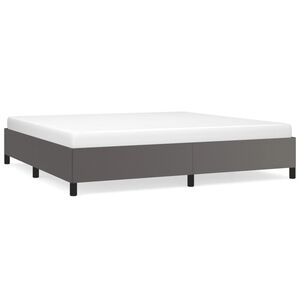 vidaXL Okvir za krevet sivi 200x200 cm od umjetne kože