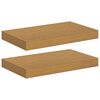 vidaXL Polica na zidu 2 pcs Bež 40 x 23,5 x 4 cm Konstruirano drvo