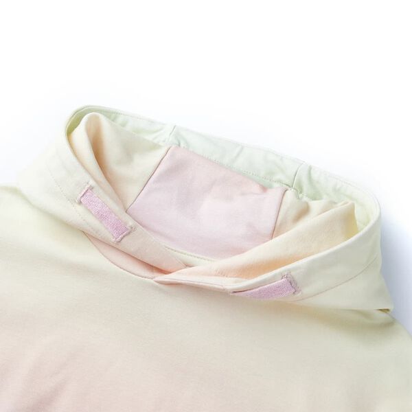 Dječja majica s kapuljačom zvjezdano bijele boje 128