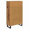 vidaXL Highboard Staro drvo 69,5 x 31 x 115 cm Konstruirano drvo