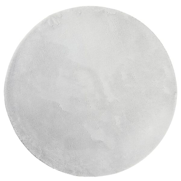 vidaXL Tepih HUARTE kratkih vlakana mekani i perivi sivi &Oslash; 120 cm