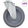 vidaXL Okretni kotačići s otvorom za vijke 24 kom 125 mm