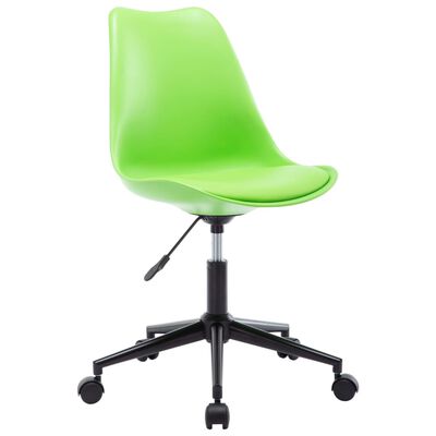 vidaXL Okretne blagovaonske stolice od umjetne kože 2 kom zelene