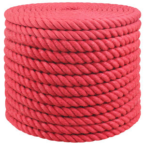 vidaXL Uže od jute 20 mm Crvena 100% Juta Tossa