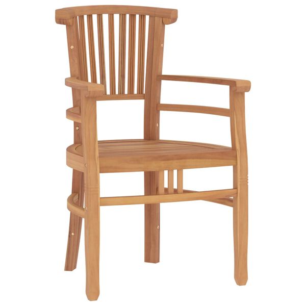 vidaXL 5-dijelni vrtni blagovaonski set od masivne tikovine