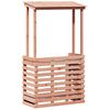 vidaXL Vanjski barski stol s krovom 112,5 x 57 x 195,5 cm masivno drvo