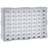 vidaXL Organizator sa 64 ladice 52 x 16 x 37,5 cm