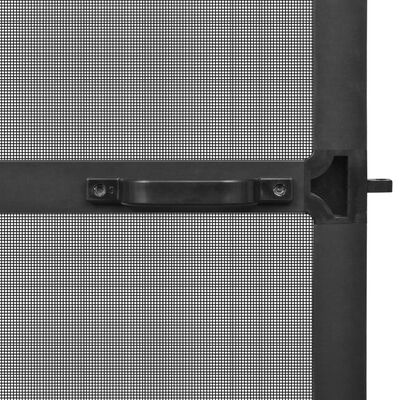 vidaXL Krilni zaslon protiv insekata za vrata antracit 100 x 215 cm