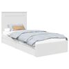vidaXL Krevet s od storage Bijelo 90 x 190 cm Konstruirano drvo