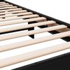 vidaXL Okvir za krevet crni 75 x 190 cm od konstruiranog drvo i metal