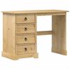 vidaXL Toaletni stolić Corona 104 x 47 x 75 cm od masivne borovine