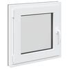 vidaXL Prozor za podrum RISOR 50 x 50 cm PVC i staklo Antracit