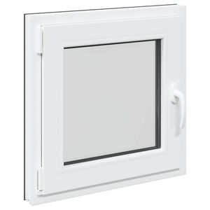 vidaXL Prozor za podrum RISOR 50 x 50 cm PVC i staklo Antracit