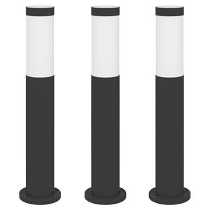 vidaXL Stupić za zidne lampe 3 kom 50 cm od nehrđajućeg čelika IP44