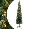 vidaXL Umjetno tanko božićno drvce sa 150 LED žarulja 150 cm
