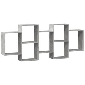 vidaXL Zidna polica siva boja betona 159x18x65 cm konstruirano drvo