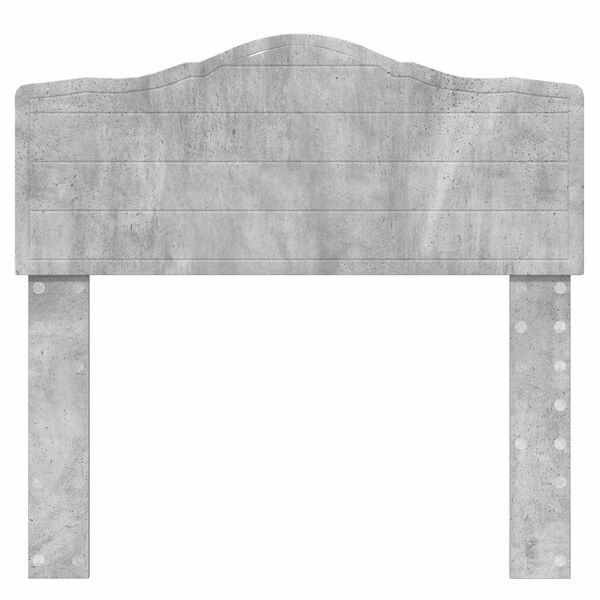 vidaXL Uzglavlje Betonski sivi 100 cm Konstruirano drvo