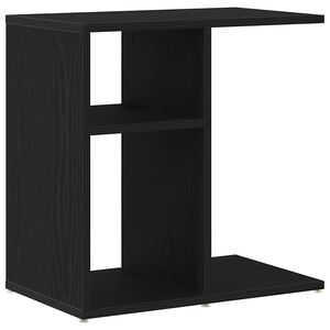 vidaXL Bocni stol Crni hrast 50 x 30 x 50 cm Konstruirano drvo