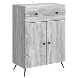 vidaXL Kreveta Siva sonoma 66 x 34,5 x 90 cm Konstruirano drvo