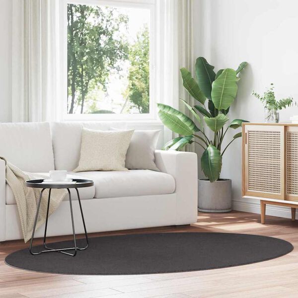 vidaXL Tepih HUARTE Antracit 200 x 140 cm 100% poliester