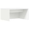 vidaXL Stol za zid Bijelo Konstruirano drvo 60 x 45 x 30 cm