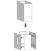vidaXL Posuda za sadnju 40 x 80 x 80 cm od čelika COR-TEN