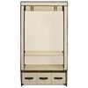 282459 vidaXL Wardrobe Cream 87x49x159 cm Fabric