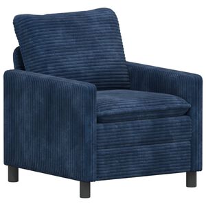 vidaXL Sofa Mornarsko plava 76 x 81 x 87,5 cm Poliester
