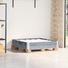 vidaXL Okviri za palete sivi 100x100 cm od masivne borovine