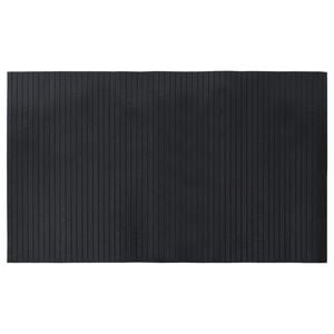 vidaXL Pravokutni tepih crni 60x100 cm bambus