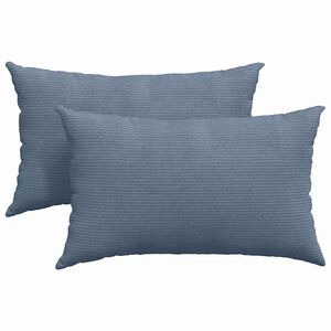 vidaXL Jastučići za sofu 2 pcs Plava 50 x 30 cm Kordura tekstil