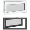 vidaXL Prozor za podrum RISOR 100 x 50 cm PVC i staklo Antracit