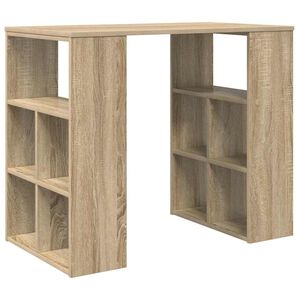vidaXL Stol Sonoma hrast Konstruirano drvo 90 x 50 x 75 cm