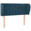 vidaXL Uzglavlje s u&scaron;ima tamnoplavo 83x23x78/88 cm bar&scaron;unasto