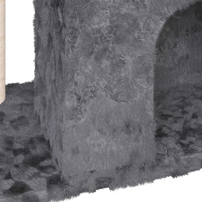 vidaXL Penjalica za mačke sa stupom za grebanje tamnosiva 51 cm
