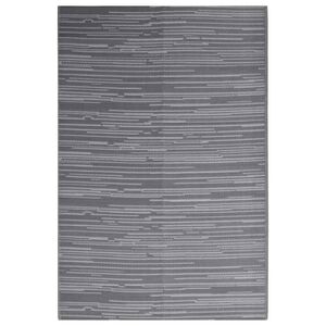 vidaXL Vanjski tepih ARAKIL antracit 140 x 200 cm PP