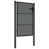 vidaXL Vrtna vrata antracit 100x150 cm čelik