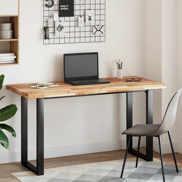 vidaXL Ploča za radni stol s uljnim premazom 120x60x4 cm drvo bagrema